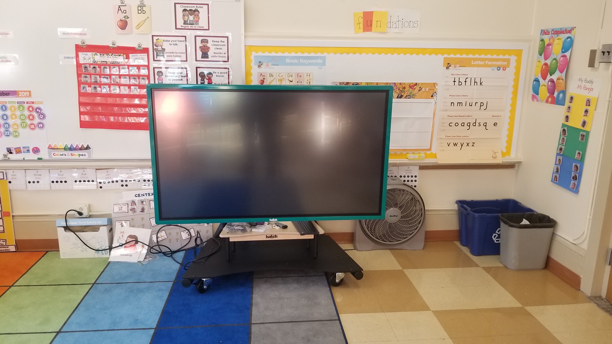 School Smart Board Installation